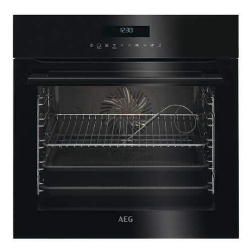 Встраиваемый электрический духовой шкаф AEG BCR742350B Black в Техносила