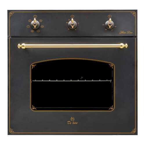 Встраиваемый электрический духовой шкаф DeLuxe 6006.03 ЭШВ-061 Gold/Black в Техносила