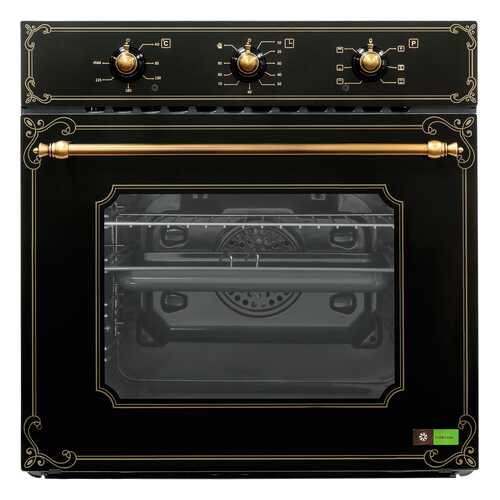 Встраиваемый электрический духовой шкаф RICCI REO 640 BL Black в Техносила