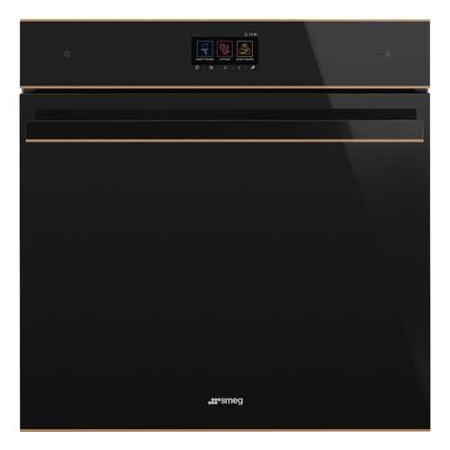 Встраиваемый электрический духовой шкаф Smeg SFP6604WSPNR Black в Техносила