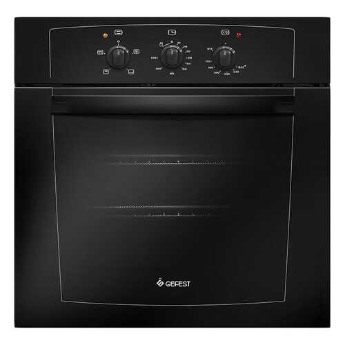 Встраиваемый газовый духовой шкаф GEFEST ДГЭ 601-01 А Black в Техносила
