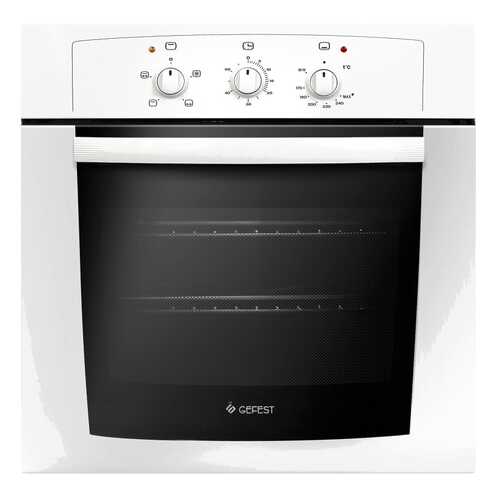 Встраиваемый газовый духовой шкаф GEFEST ДГЭ 601-01 White/Black в Техносила