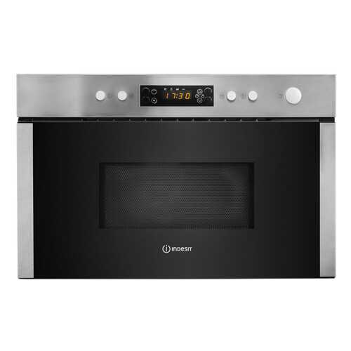 Встраиваемая микроволновая печь соло Indesit MWI 3211 IX Серебристый в Техносила