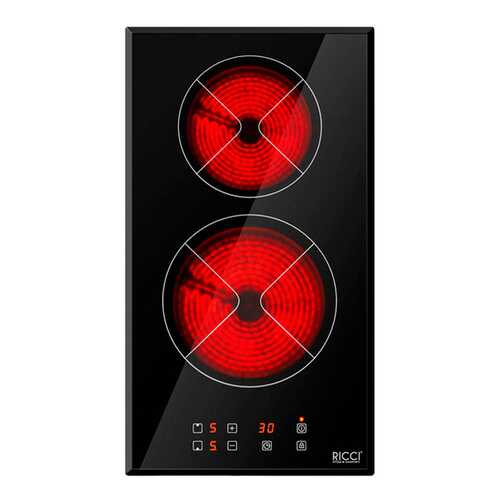 Встраиваемая электрическая панель Ricci DTL-D23002B Black в Техносила