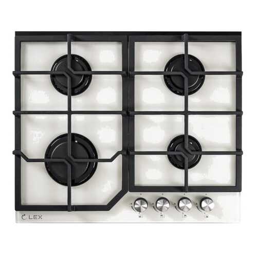Встраиваемая газовая панель Lex GVG 6042 IV LIGHT White в Техносила