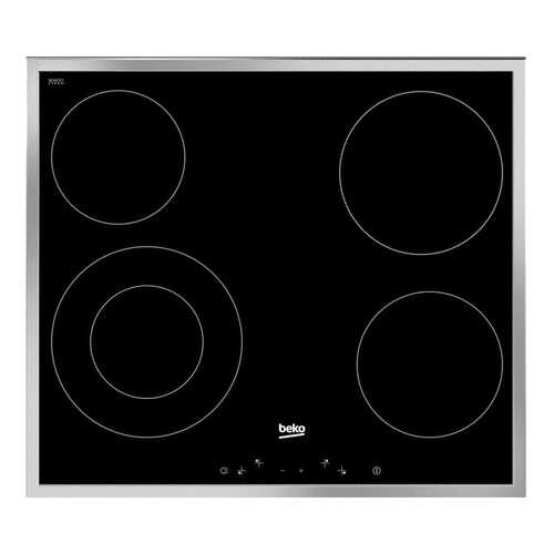 Встраиваемая варочная панель электрическая Beko HIC 64402 X Black в Техносила