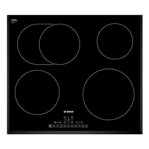 Встраиваемая варочная панель электрическая Bosch PKB651F17 Black в Техносила
