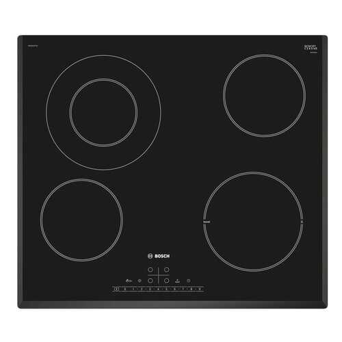 Встраиваемая варочная панель электрическая Bosch PKF651FP1E Black в Техносила