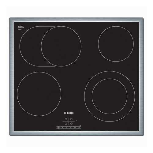 Встраиваемая варочная панель электрическая Bosch PKN645B17 Black в Техносила