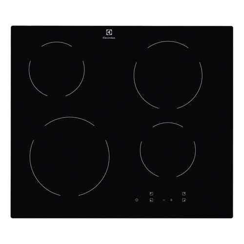 Встраиваемая варочная панель электрическая Electrolux CME6420KA Black в Техносила