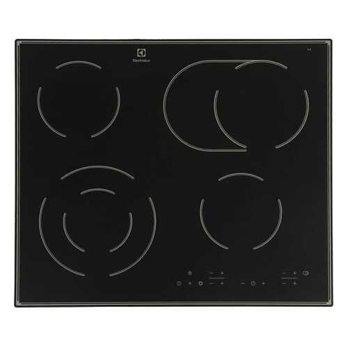 Встраиваемая варочная панель электрическая Electrolux CPE644RBC Black в Техносила