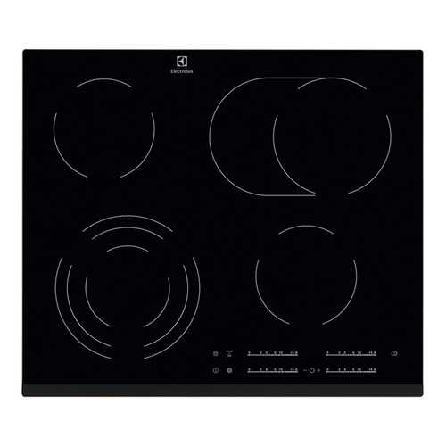 Встраиваемая варочная панель электрическая Electrolux EHF56547FK Black в Техносила