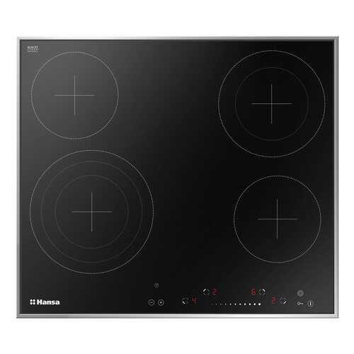 Встраиваемая варочная панель электрическая Hansa BHCI96808 Black в Техносила