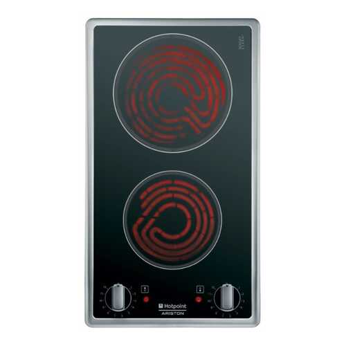 Встраиваемая варочная панель электрическая Hotpoint-Ariston 7HDK 2K (IX) RU/HA Black в Техносила