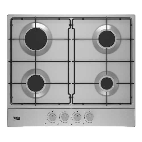 Встраиваемая варочная панель газовая Beko HIAG64223X Silver в Техносила
