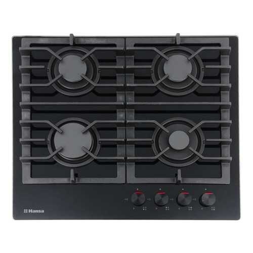 Встраиваемая варочная панель газовая Hansa BHKS63038 Black в Техносила