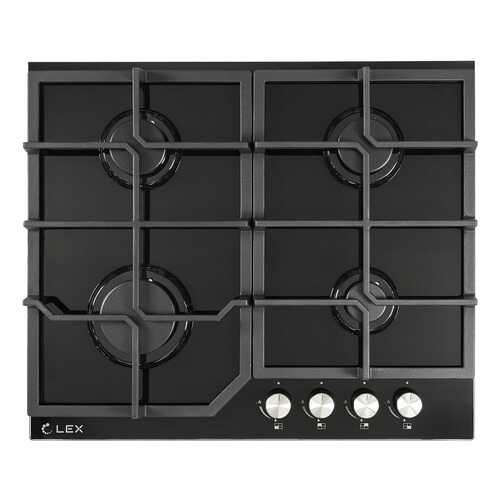 Встраиваемая варочная панель газовая LEX GVG 642 BL Black в Техносила