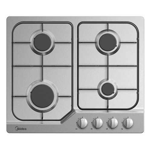 Встраиваемая варочная панель газовая Midea MG640X Silver в Техносила