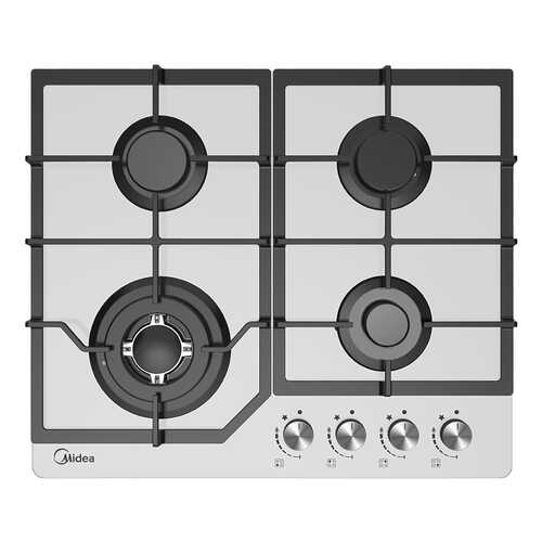 Встраиваемая варочная панель газовая Midea MG684TGW White в Техносила