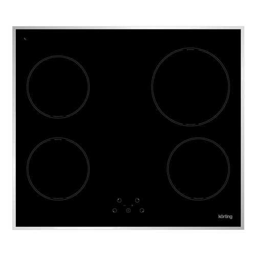Встраиваемая варочная панель индукционная Korting HI 64021 X Black в Техносила