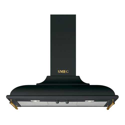 Вытяжка купольная Smeg KC19AOE Black/Gold в Техносила