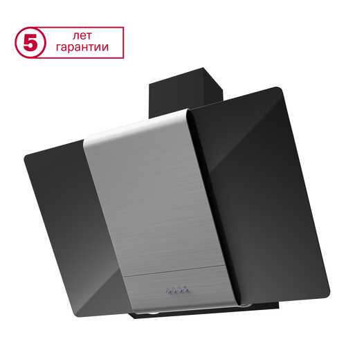 Вытяжка наклонная KRONAsteel Talli 3P 900 Silver/Black в Техносила